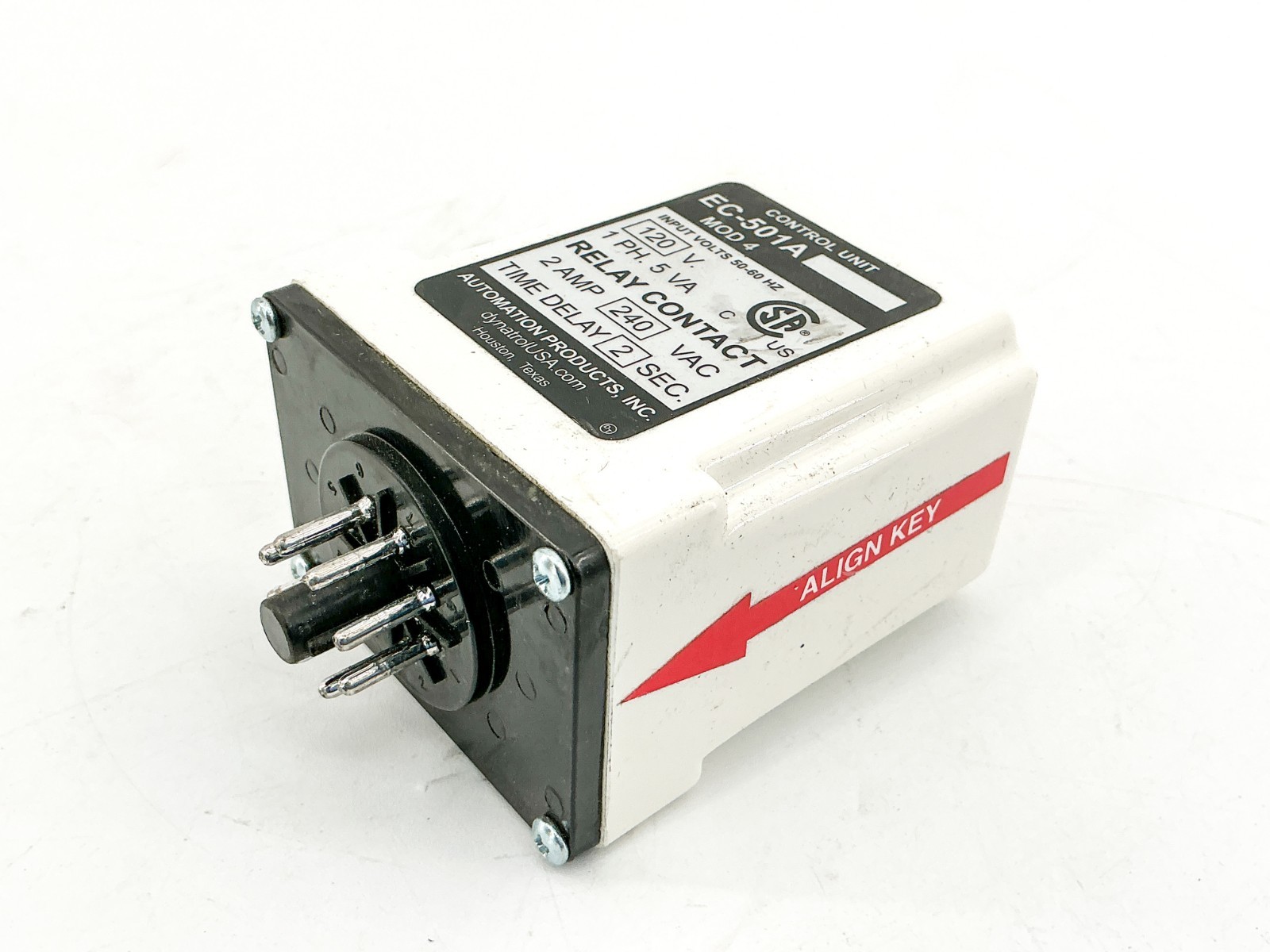 New Automation Products Inc. EC-501A MOD 4 Control Unit Relay120V 1PH 5VA No Box