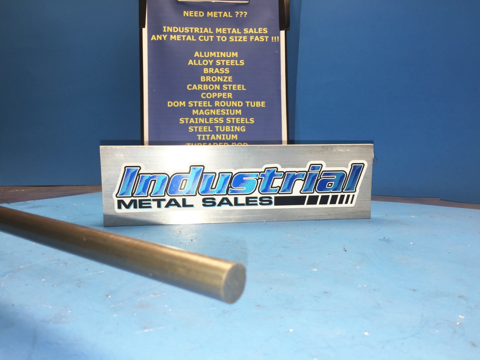 1/2″ Diameter x 12″-Long C1018 Steel Round Bar– .500″ Diameter 1018 Steel Rod