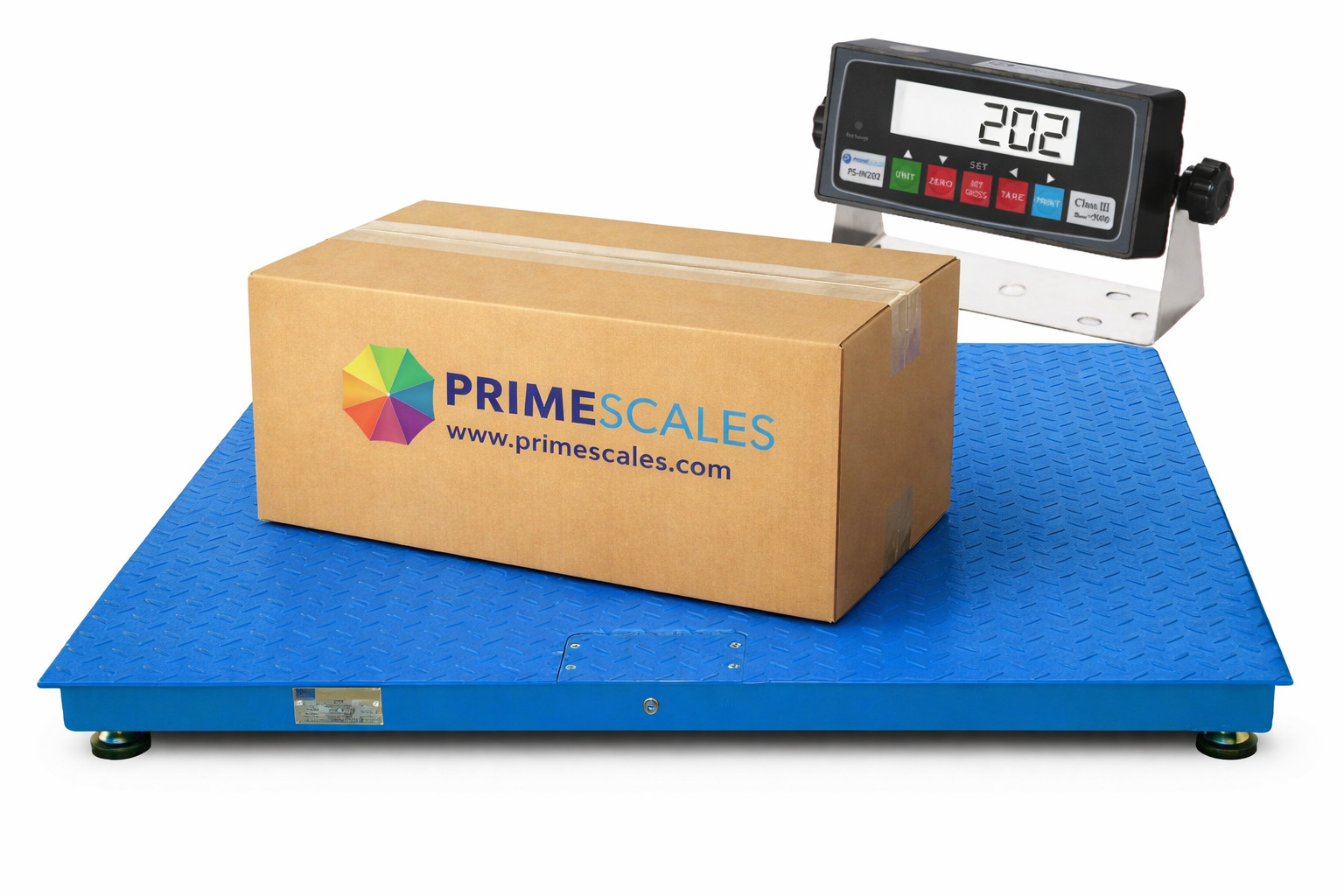 Prime Scale NTEP Floor Pallet Scale 5’x5′ 10000 lb Legal for Trade Scale
