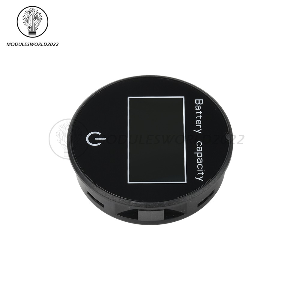LCD Digital Battery Level Indicator Voltage Power Percentage Temperature Display