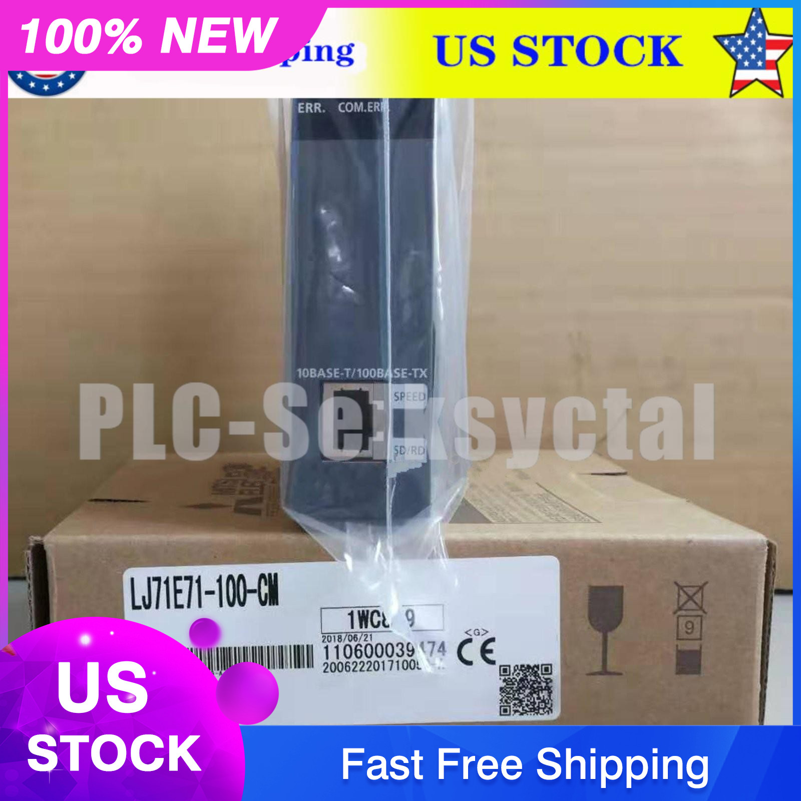 1PC New Mitsubishi LJ71E71-100-CM PLC Module In Box#XR