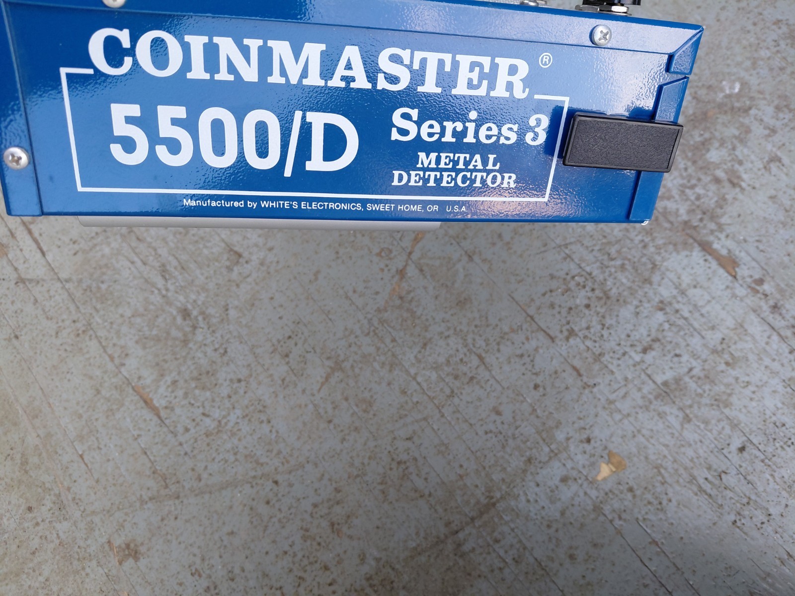 Whites COINMASTER 5500/D Series 3 Metal detector, near mint.