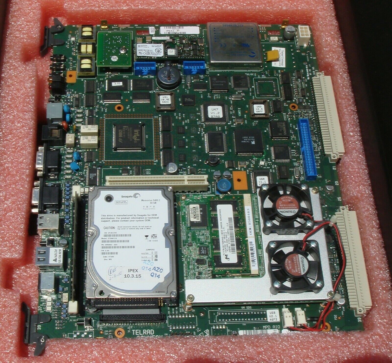 TELRAD IPEX-2 Main Processor Server Card 76-410-1360/0 V3.14 Style B10 – NEW