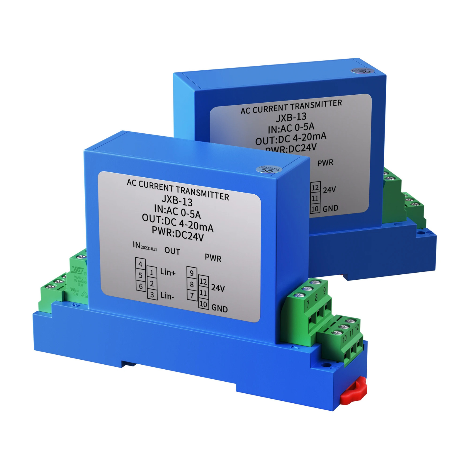 Voltage Transmitter 0-1000V Transducer RS485 to 4-20mA 0-10V DC24V Sensor AC DC