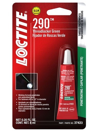 Loctite 487234. 290 Green Threadlocker, 6 ml Tube