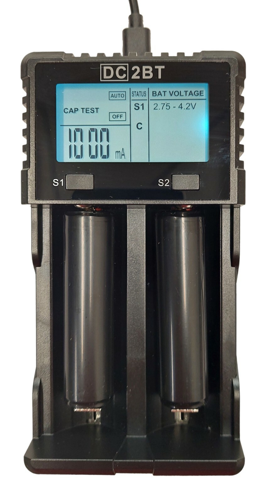DC2BT Battery Charger Analyzer NiMH/NiCd Li-ion LiFePO4 AA AAA 18650 26650 21700