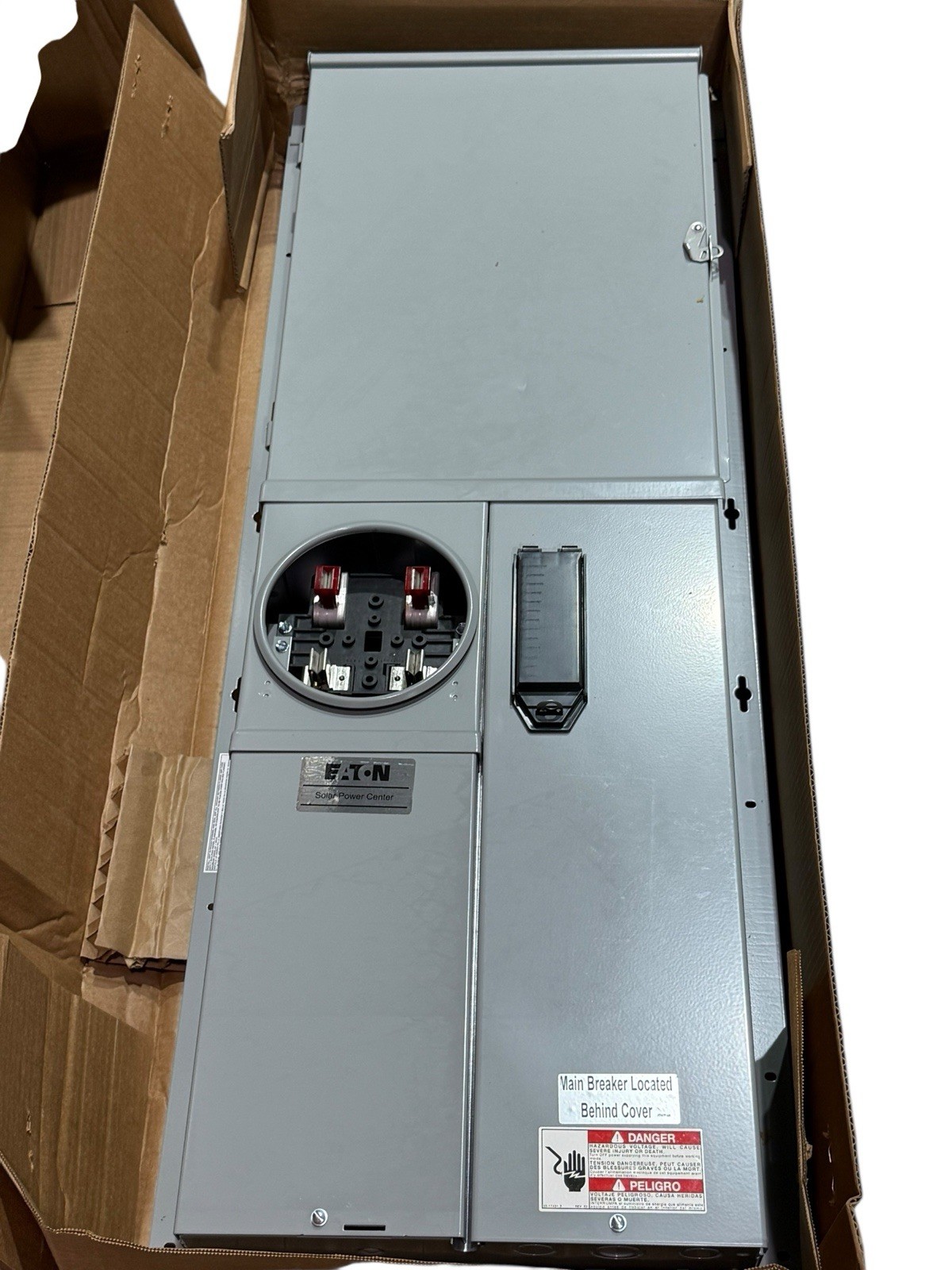 Eaton MBED3042PV200BF Outdoor Breaker Meter 200A 30 Space 1ph 3Wire 120/240v