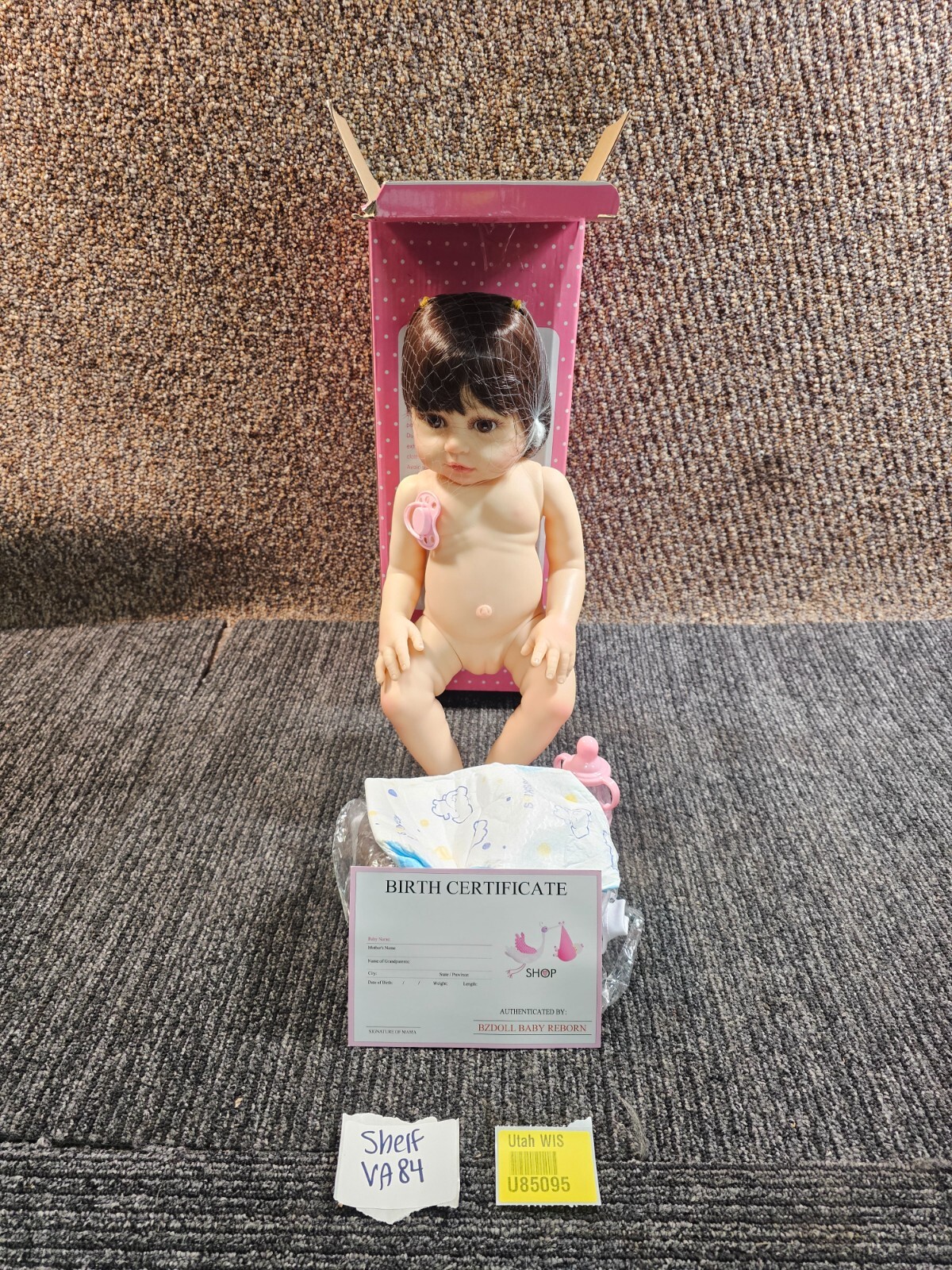 BZDOLL Soft Silicone Vinyl Reborn Doll Baby Lifelike Newborn Babies Panda