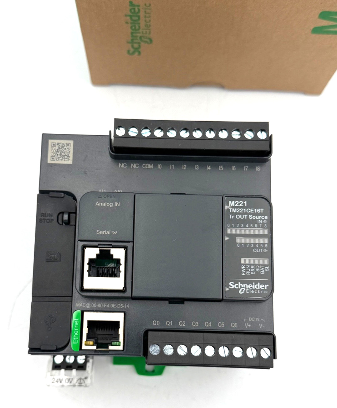 Schneider Electric TM221CE16T Modicon M221 PLC Logic Controller Surplus