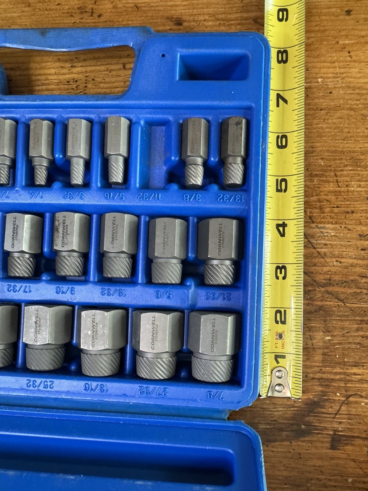 Cornwell Tools 24 Piece Screw Extractor Set, Model CTGSEST25, SAE, with Box