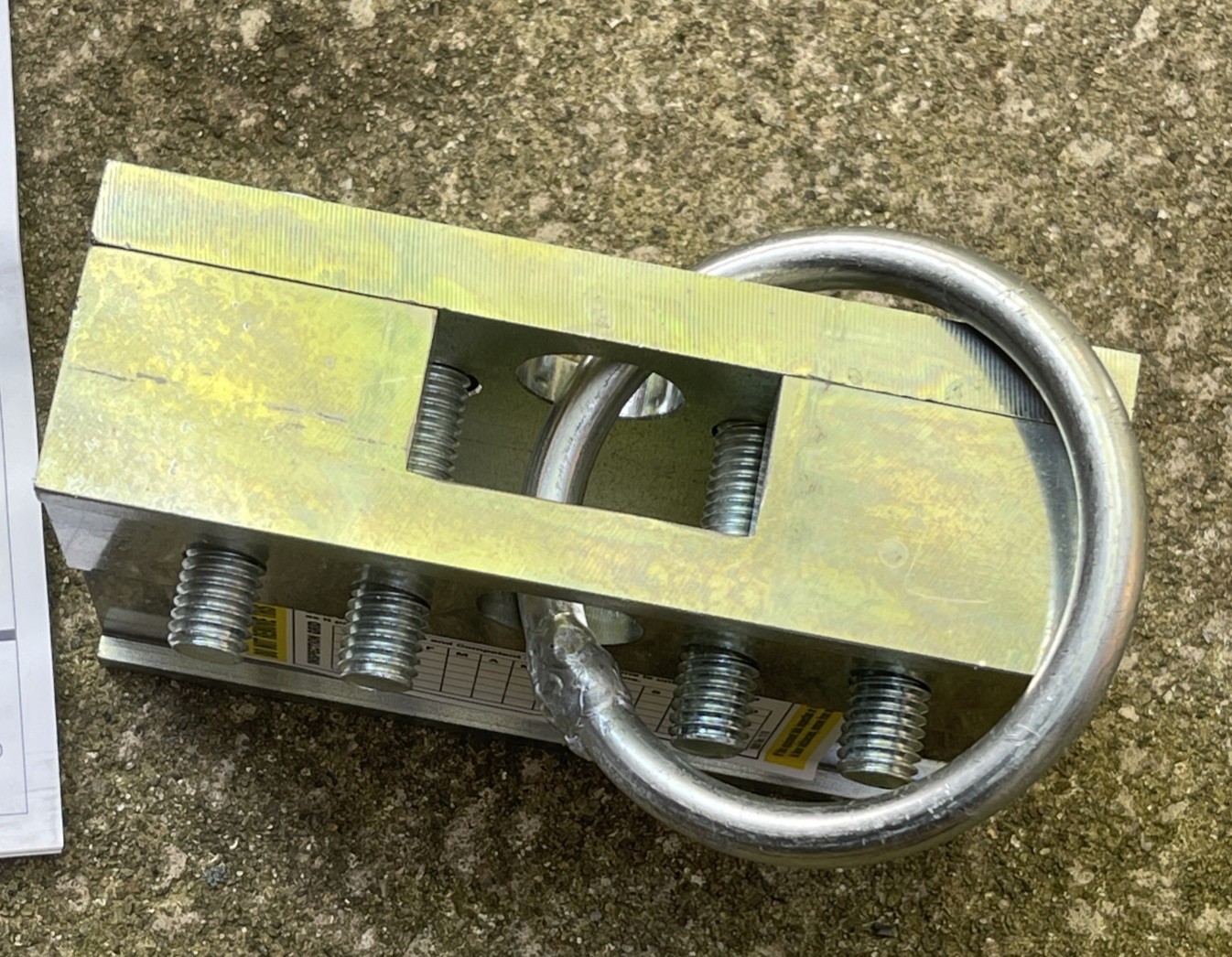 Roof Zone 2-Way Standing Seam Roof Anchor Clamp Tie Down 13864, 5000 lb Capacity