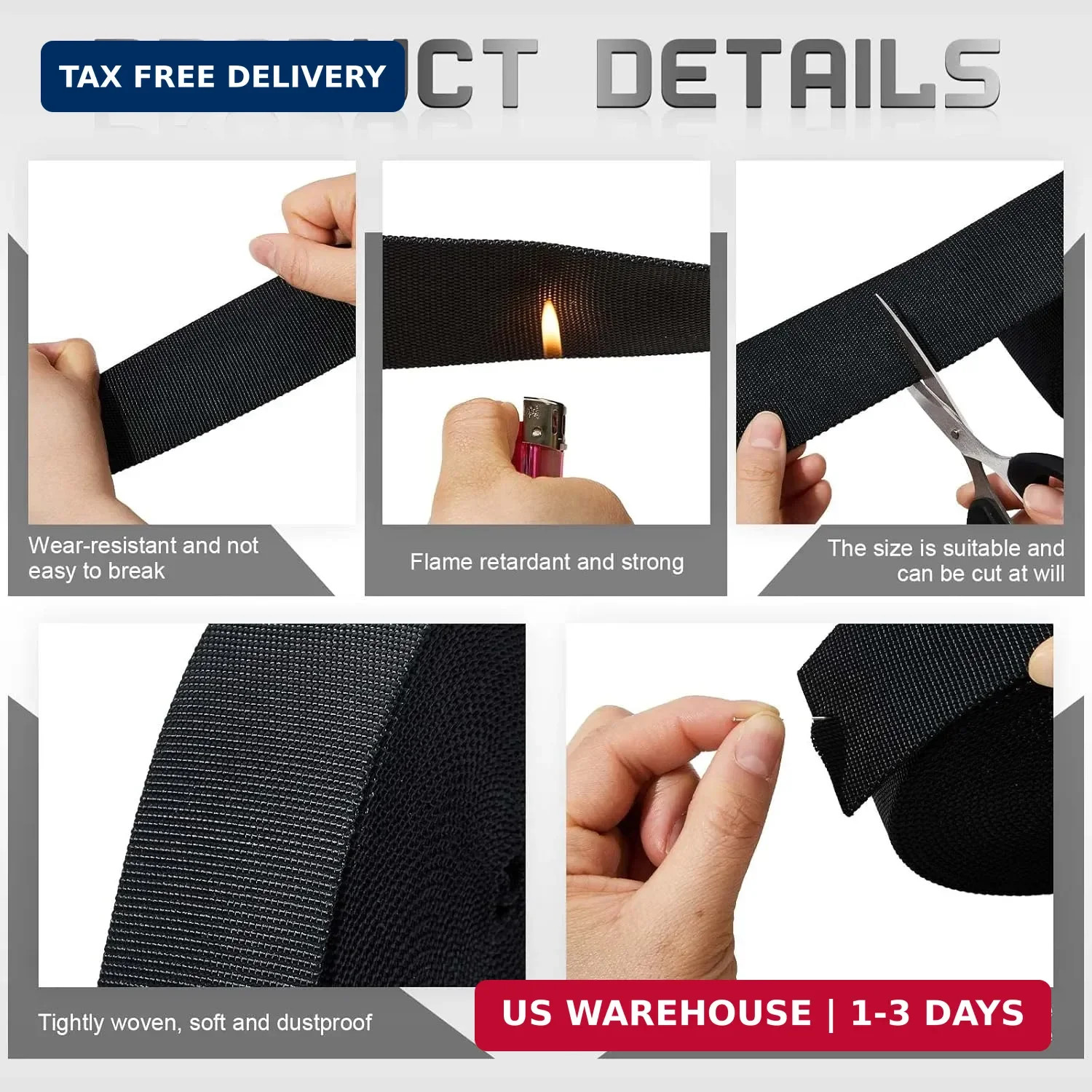 26 ft Nylon Hydraulic Hose Protector Sleeve Tig Torch Cable Cover Black 3/8 Inch