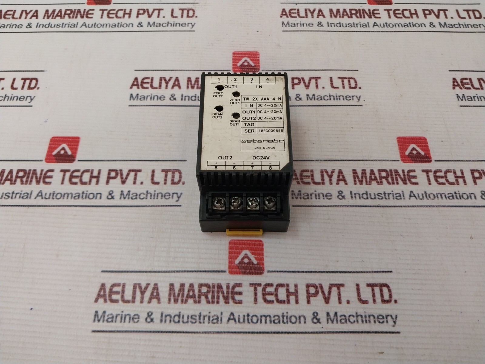 WATANABE TW-2X-AAA-4-N Transmitter 24V DC 4-20MA