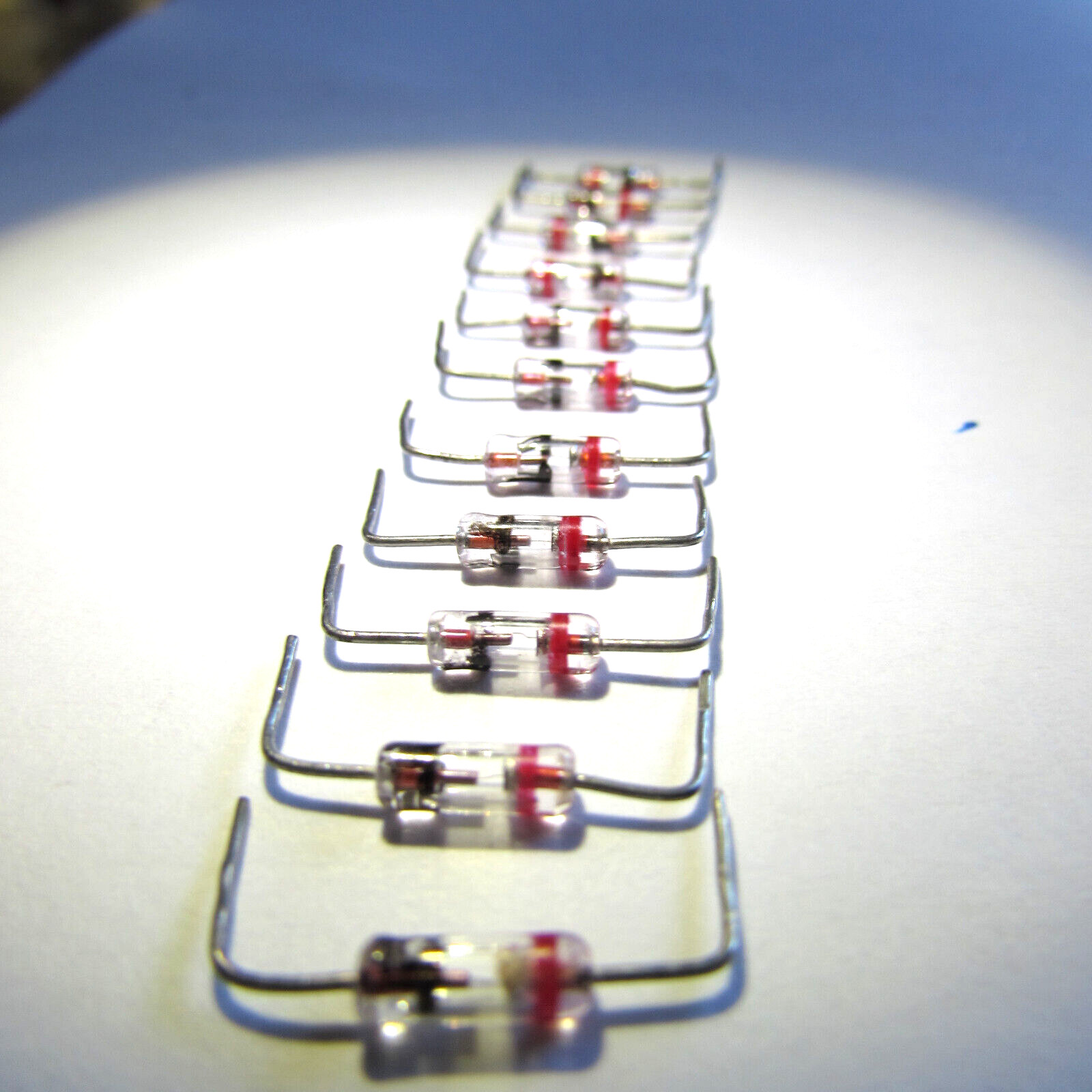 1N34 Transitron Germanium GOLD BONDED Diodes Typical 0.235 to .250V Breakdown 10