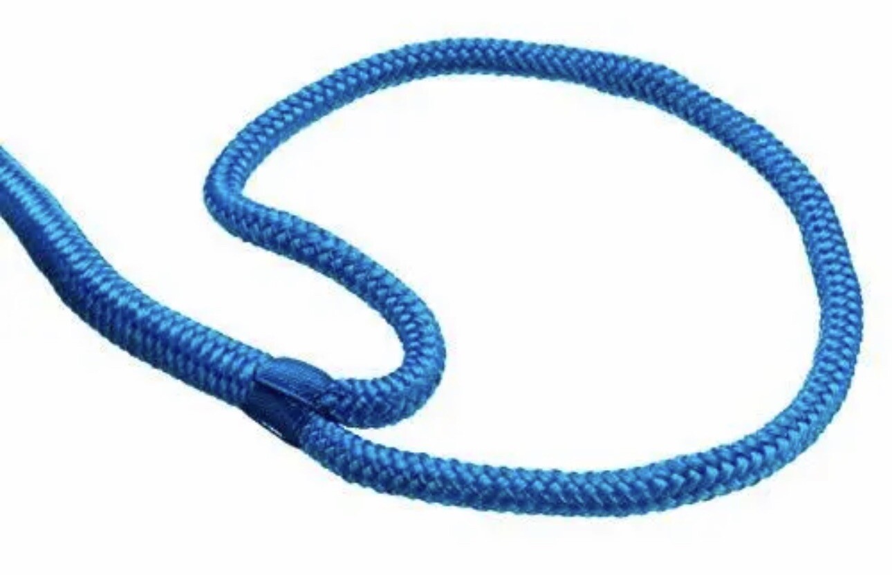SEACHOICE Double-Braid Nylon Dock Line 3/8″ x 15′ 40301 Blue 66-2012