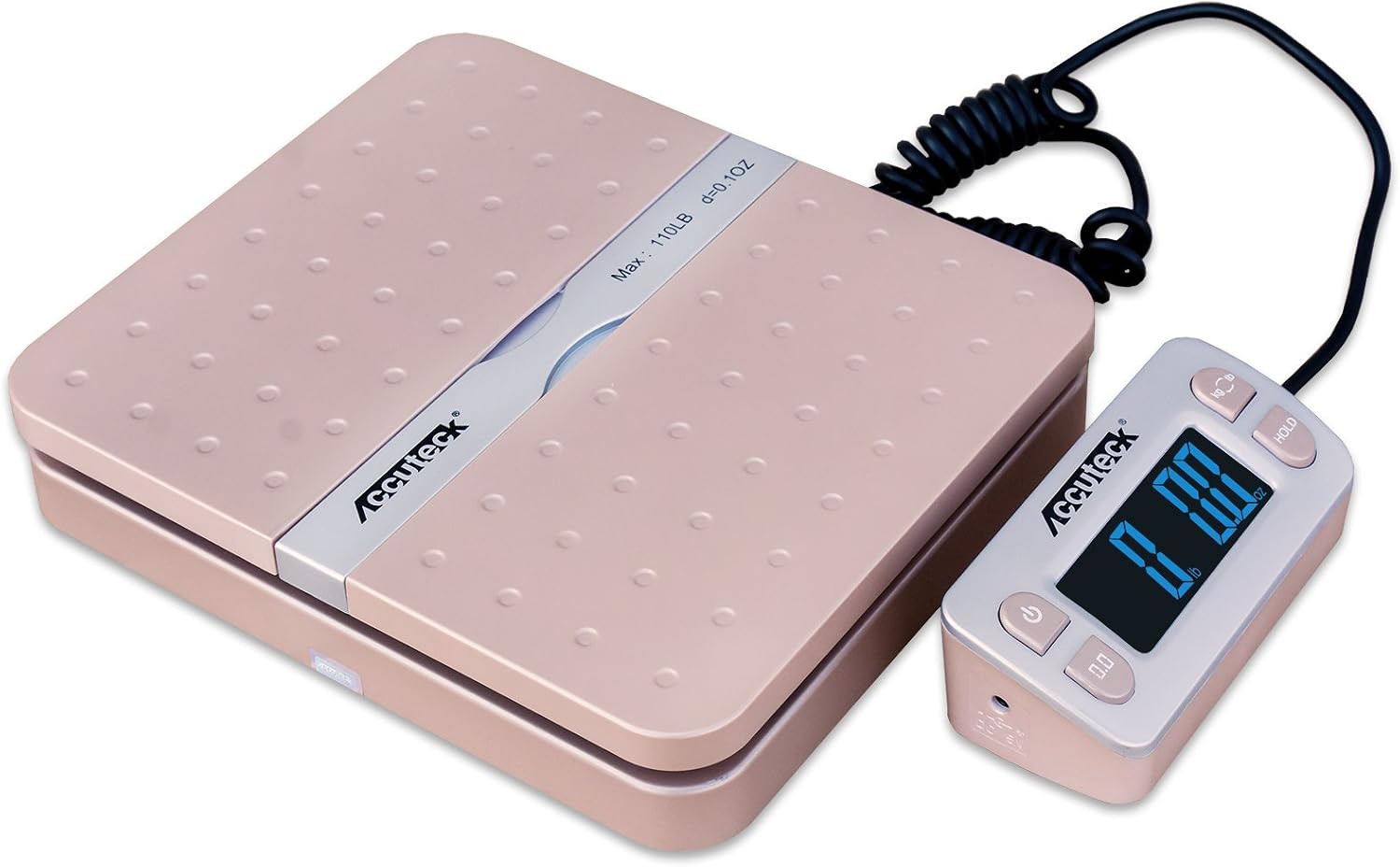 Shippro W-8580 110Lbs X 0.1 Oz Gold Digital Shipping Postal Scale