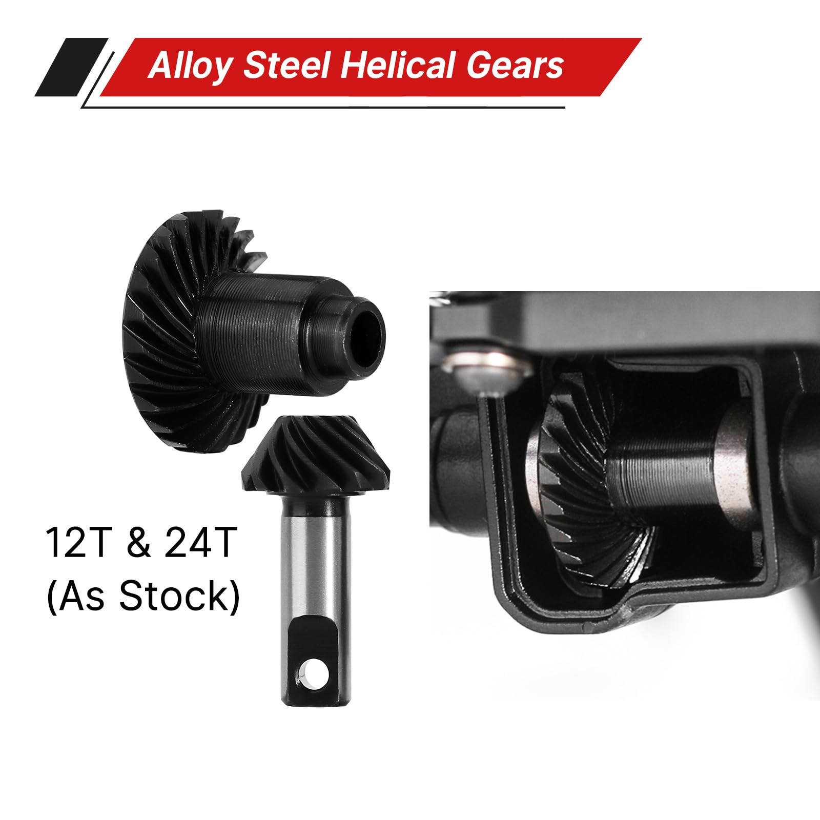 Injora Frontrear Axles Set – 4Mm Extended Aluminum Complete Axles For Trx4M