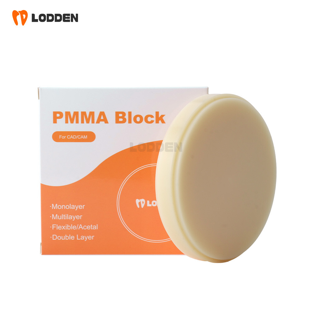 Multilayer Dental PMMA Block Acrylic Resin Disc Temporary Restorations Materials