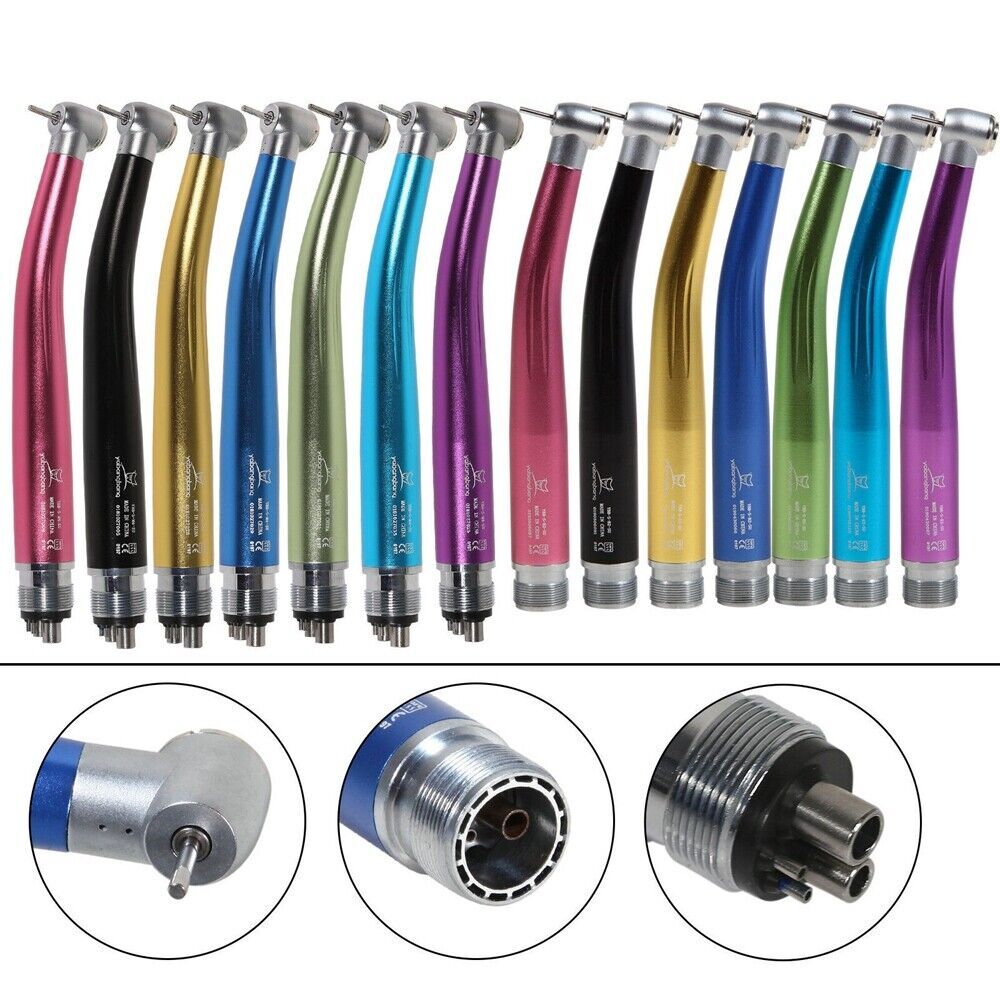 NSK Style Dental High speed Turbine Handpiece Cartridge Rotor 4/2 hole Colors
