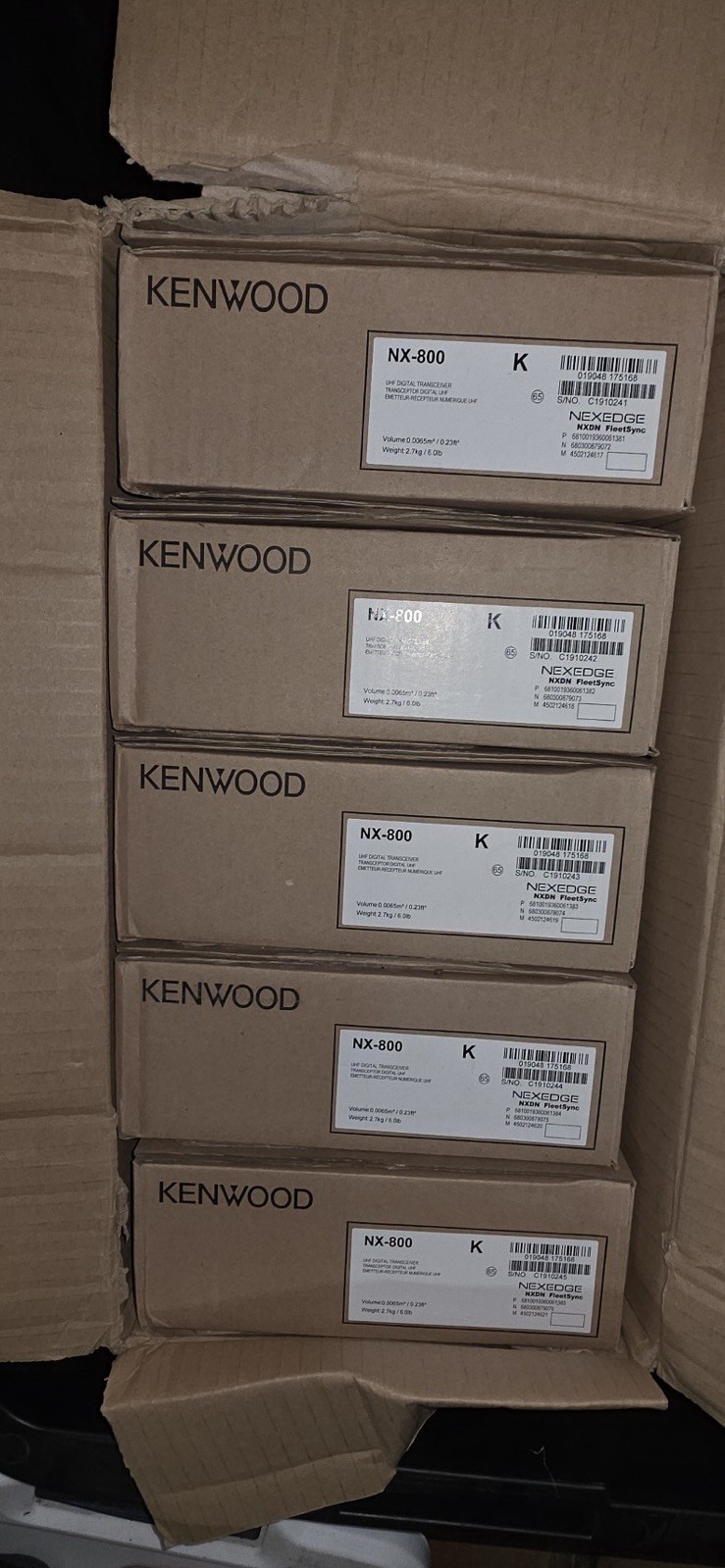 Kenwood NX-800 UHF Professional Mobile Radio Transceiver-See Details & Pictures