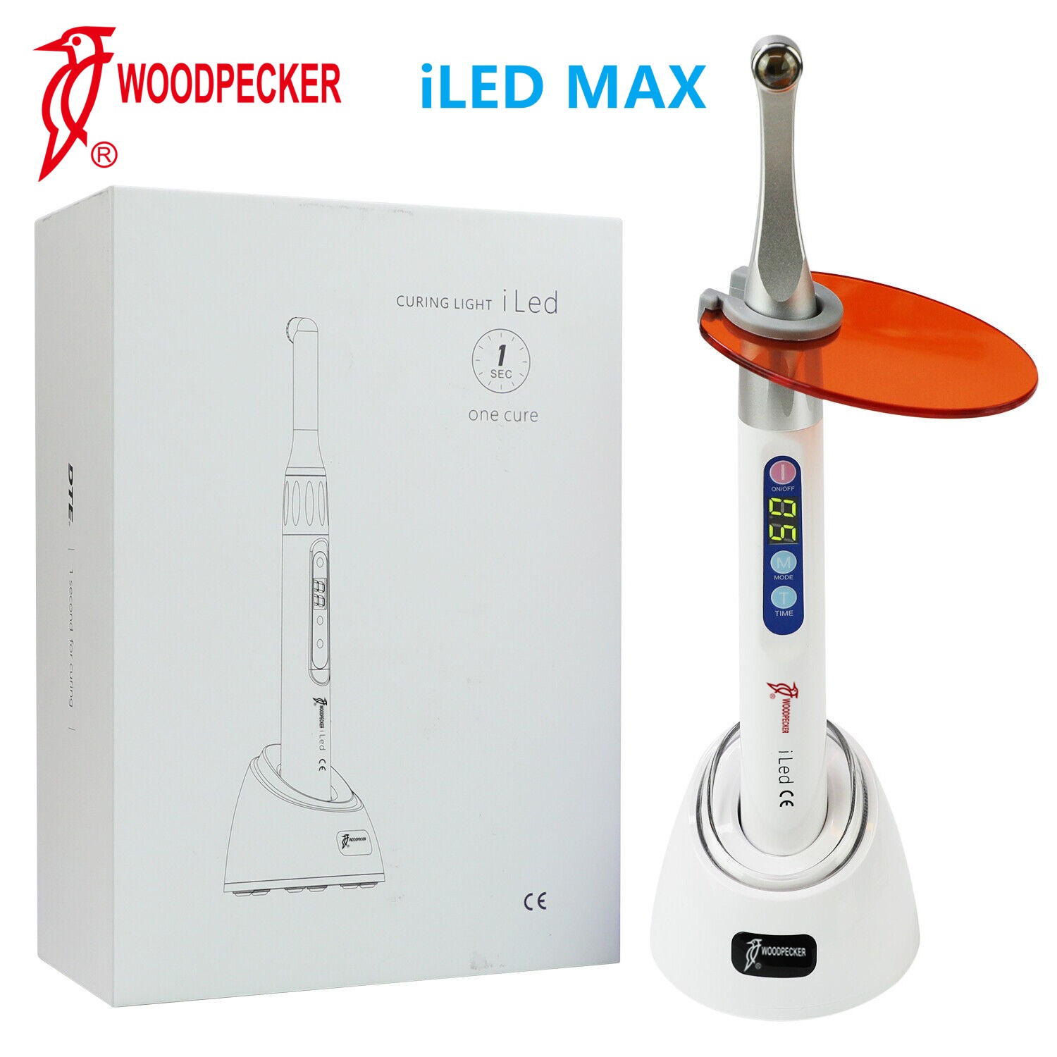 Woodpecker DTE Dental iLed iLED Max 1 Second Curing Light Lamp 2600 mw/cm2