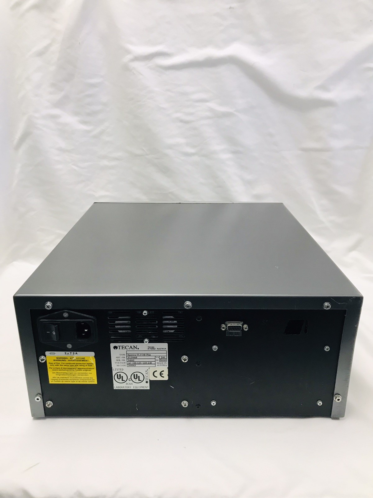Tecan Sunrise Spectra Fluor Plus A-5082 OD UV Microplate Reader F129005
