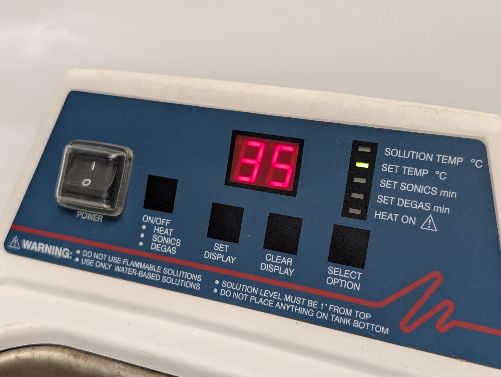 Branson 1510R-DTH Bransonic ultrasonic cleaner heated digital benchtop