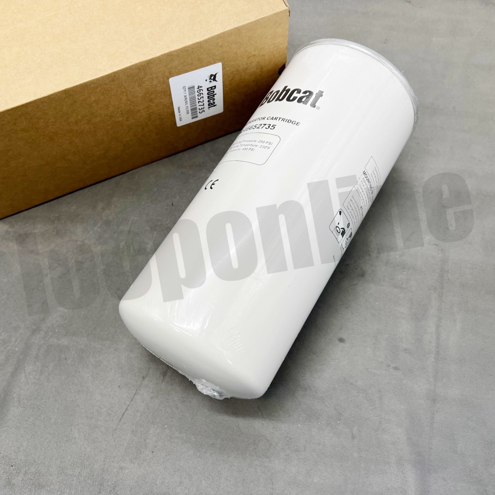 46652735 Separator 260Cfm Element for Bobcat Air Compressors PA185, P185, C185