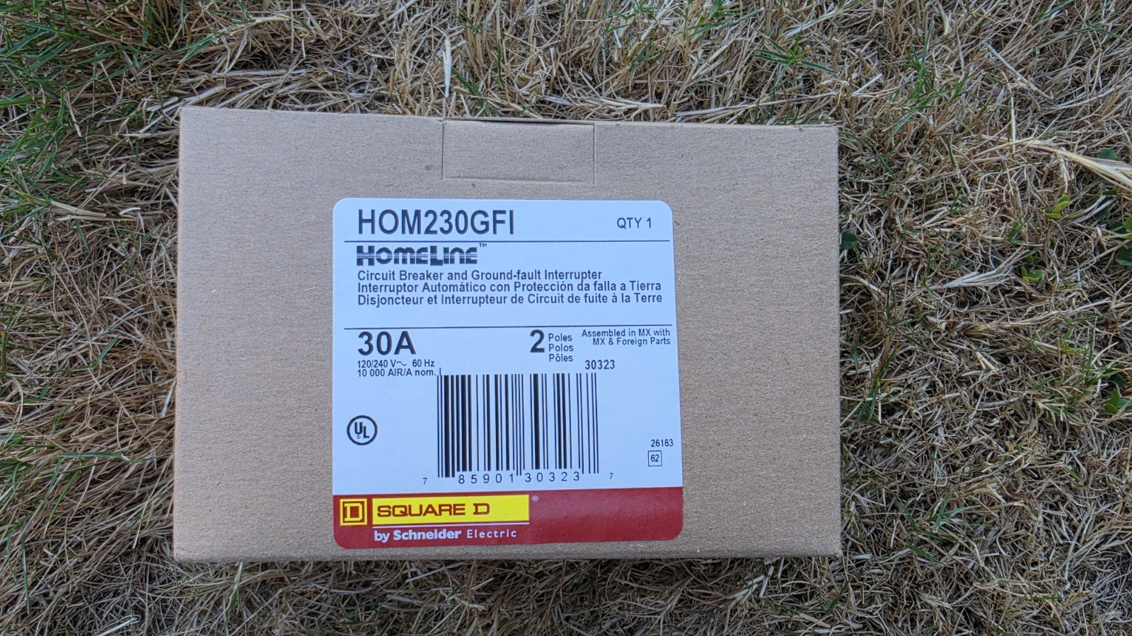 Schneider Electric Square D Homeline Miniature Circuit Breaker – HOM230GFI