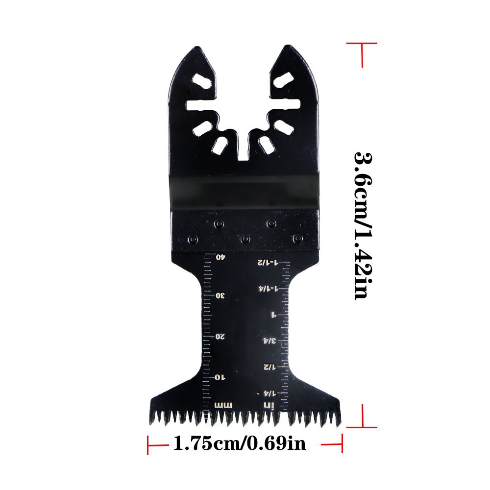 48 Pcs Metal Wood Oscillating Multitool Quick Release Saw Blades Kit Universal