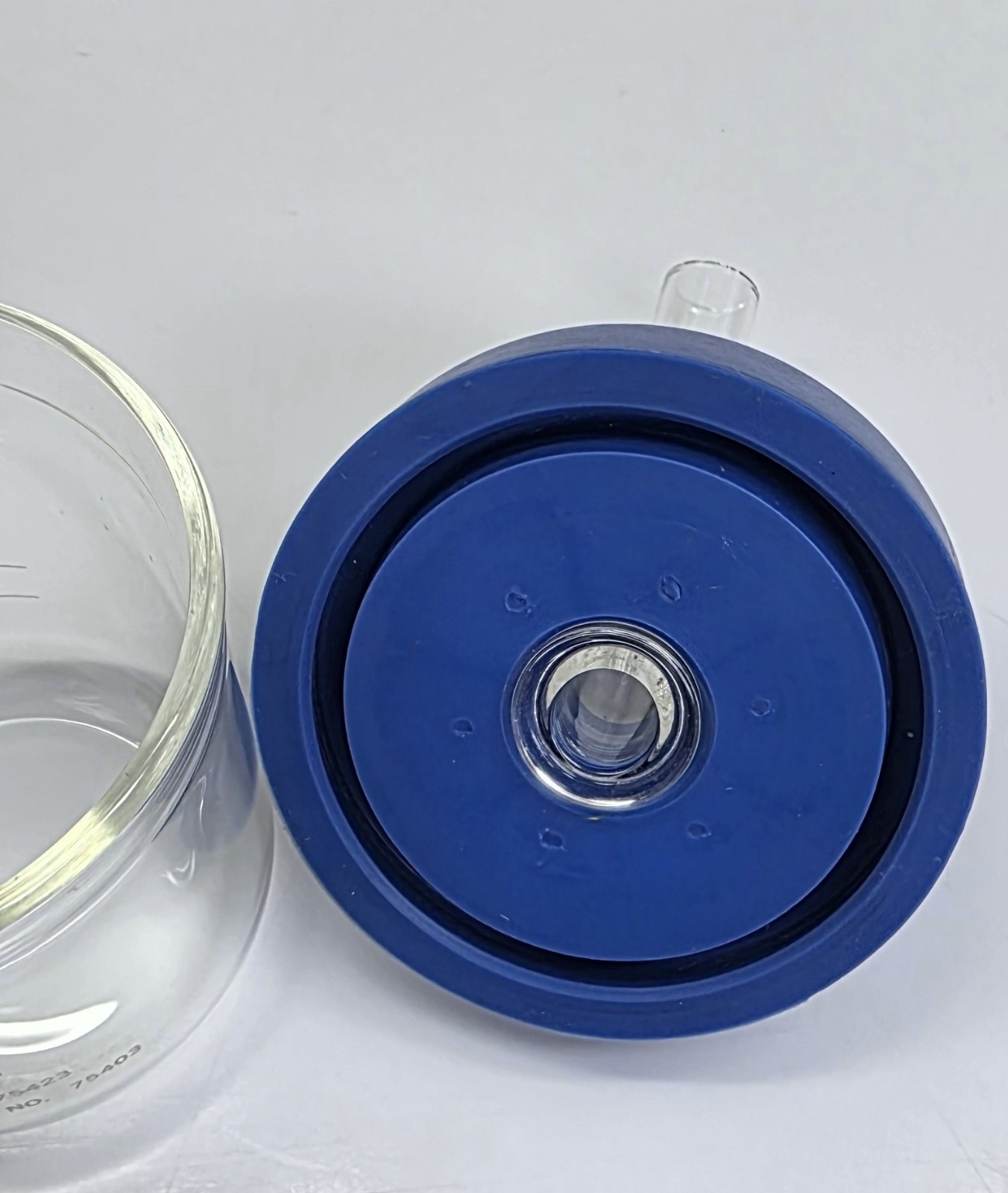 Labconco 120ml Complete Fast Freeze Flask w/ 3/4 TOP GLASS 45° Adapter