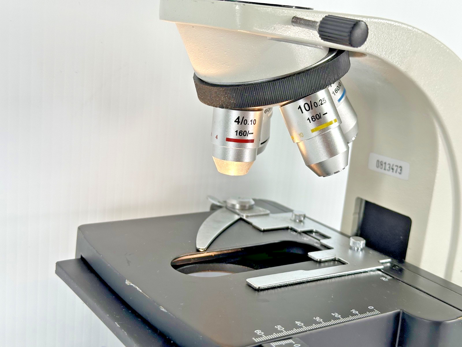 Unbranded Compound Laboratory Microscope 4x 10x 40x 100x Objectives