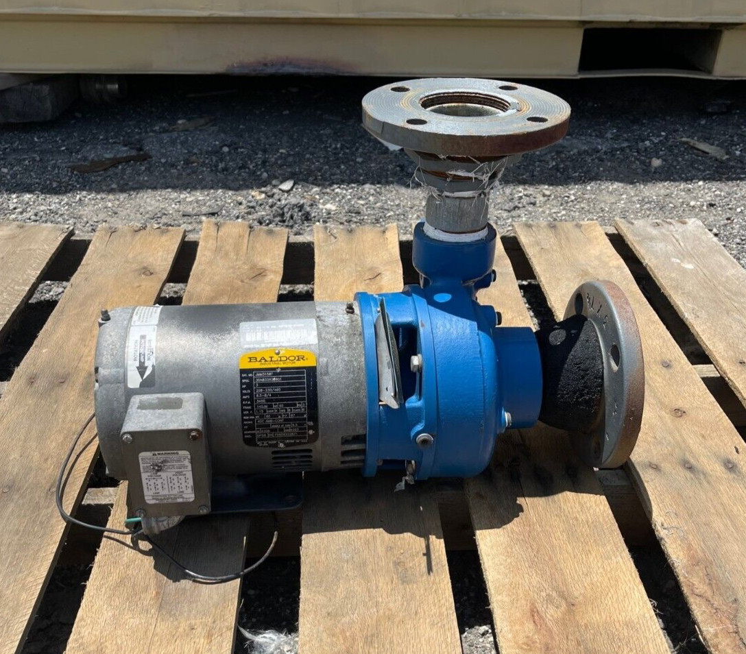 Scot Motorpump 17 Centrifugal Pump, 2 X 2, SC3040K173W.C 3 HP Baldor Motor