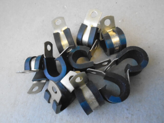 LOT OF 10 EA NOS UMPCO LOOP CLAMPS P/N: MS21919WDG7