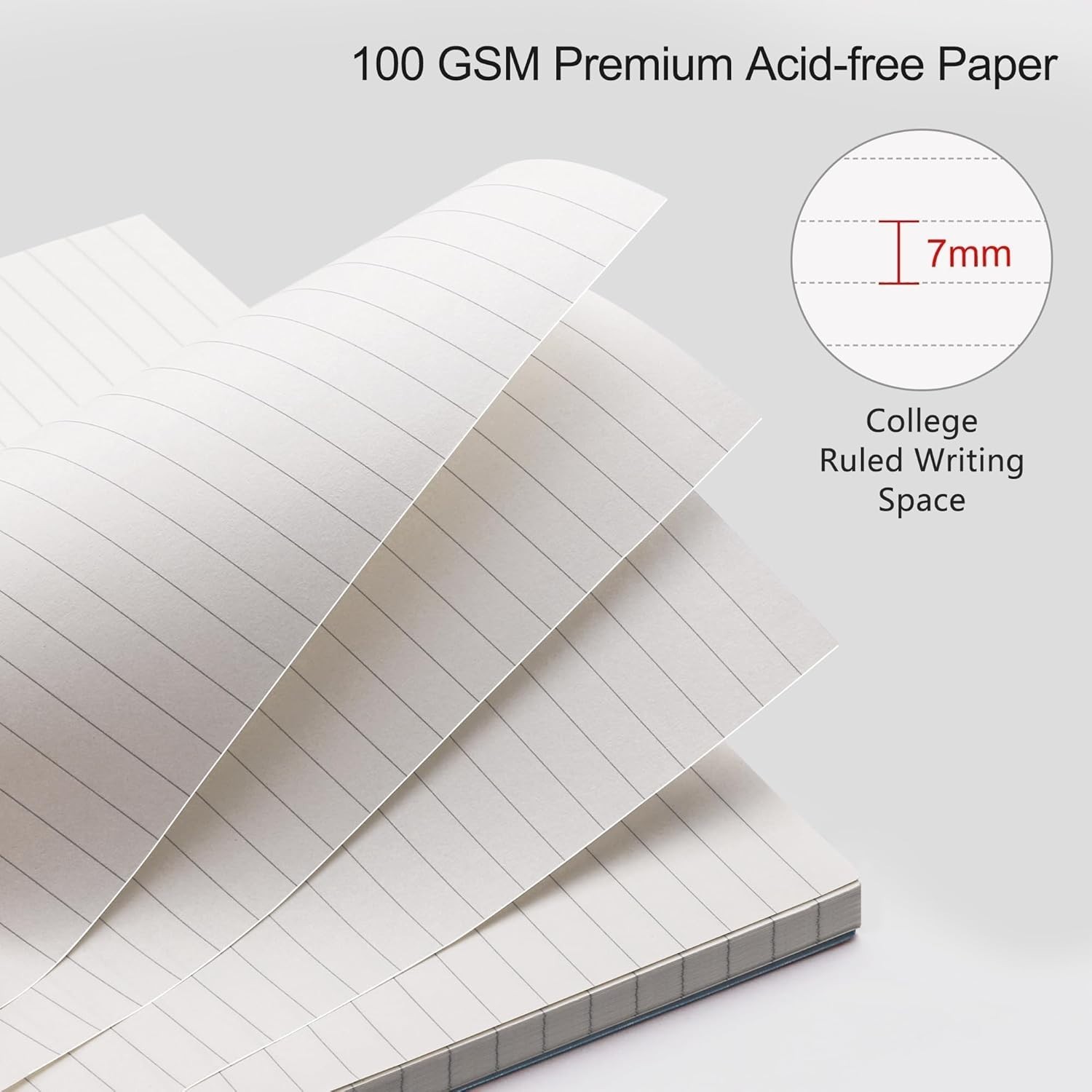Compact A6 Journal Notebook, 160 Pages, Waterproof and Durable for Everyday Use