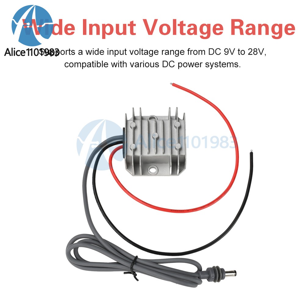DC 12V24V to DC 30V 3.5A Power Cord Converter Boost Conversion Module Waterproof