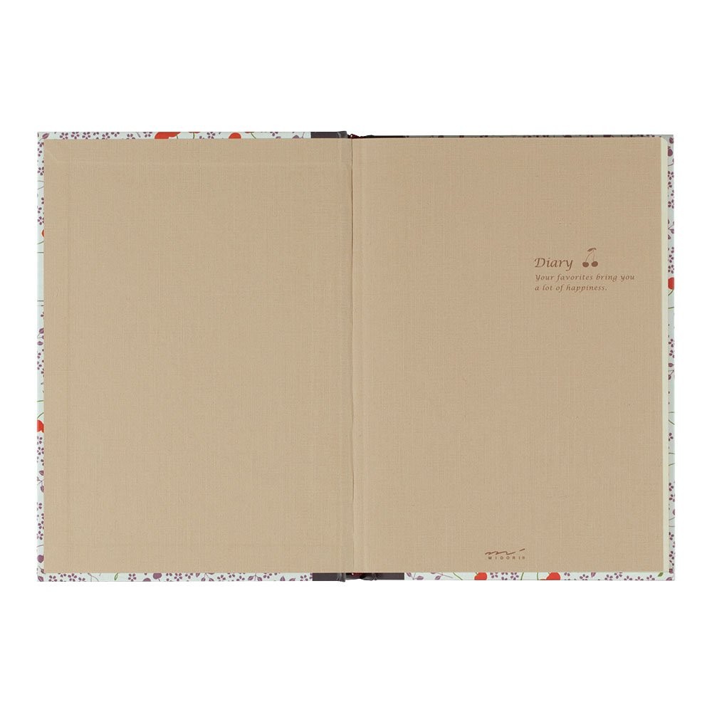 MIDORI diary cherry pattern 12388006