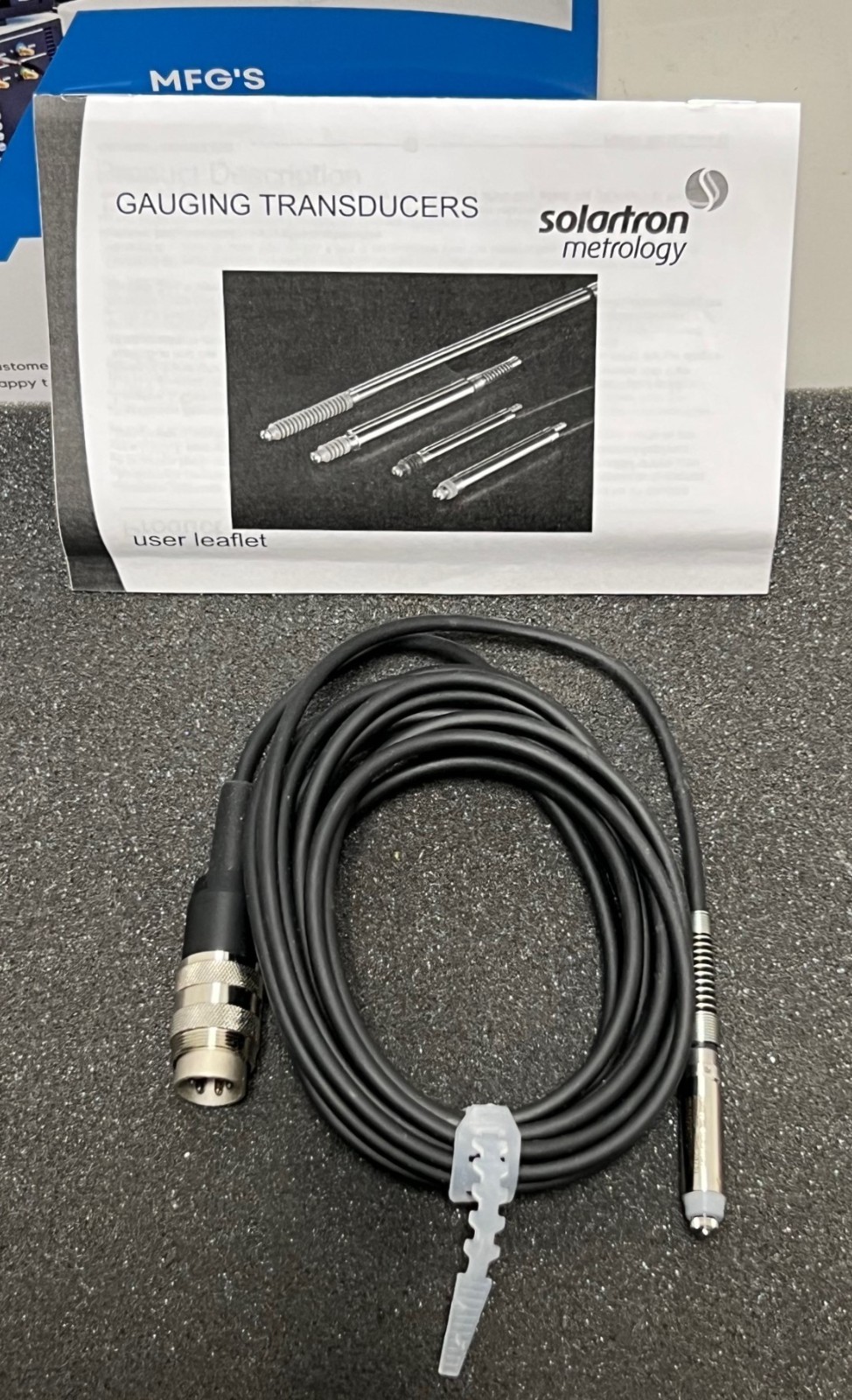 AMETEK / SOLARTRON AX/0.5/S GAUGING ANALOG TRANSDUCER, .02″/0.5mm ( EHE2876 )