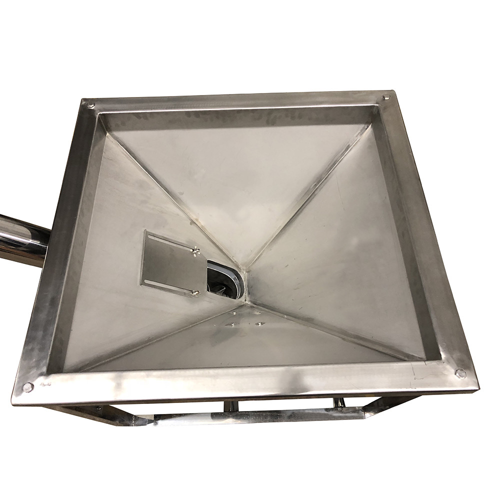 Flour Screw Feeding Vibrating Hopper Inclined Conveyor Machine Auger Feeder CE