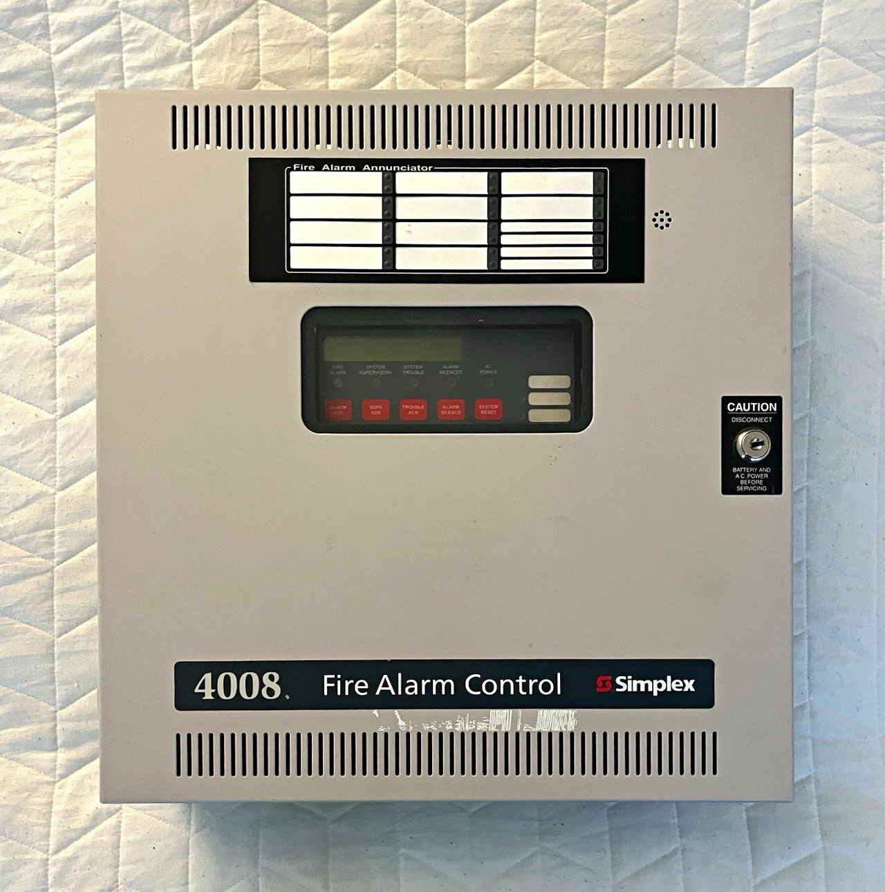 Simplex 4008 Fire Alarm Control Panel Control Panel (needs programming)