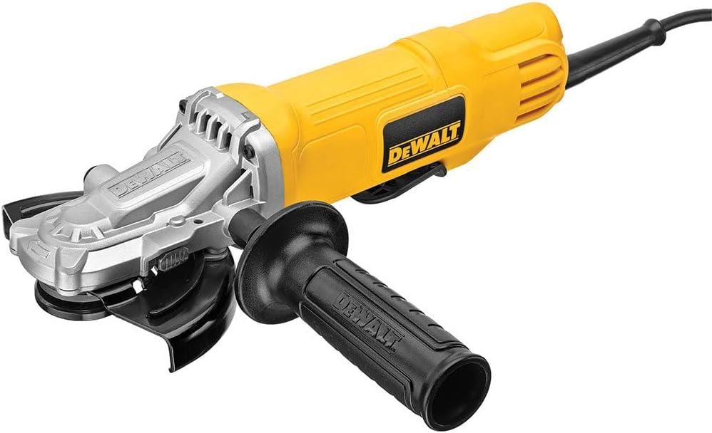 DEWALT DWE4120FN 9 Amp Corded 4.5 in – 5 in. Flathead Small Angle Grinder