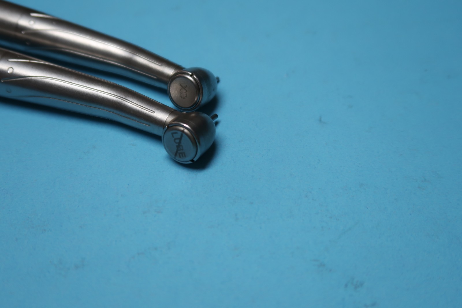 LARES 757 EURO FIBER OPTIC DENTAL HANDPIECE SET OF 2 & 1 MONTH WARRANTY