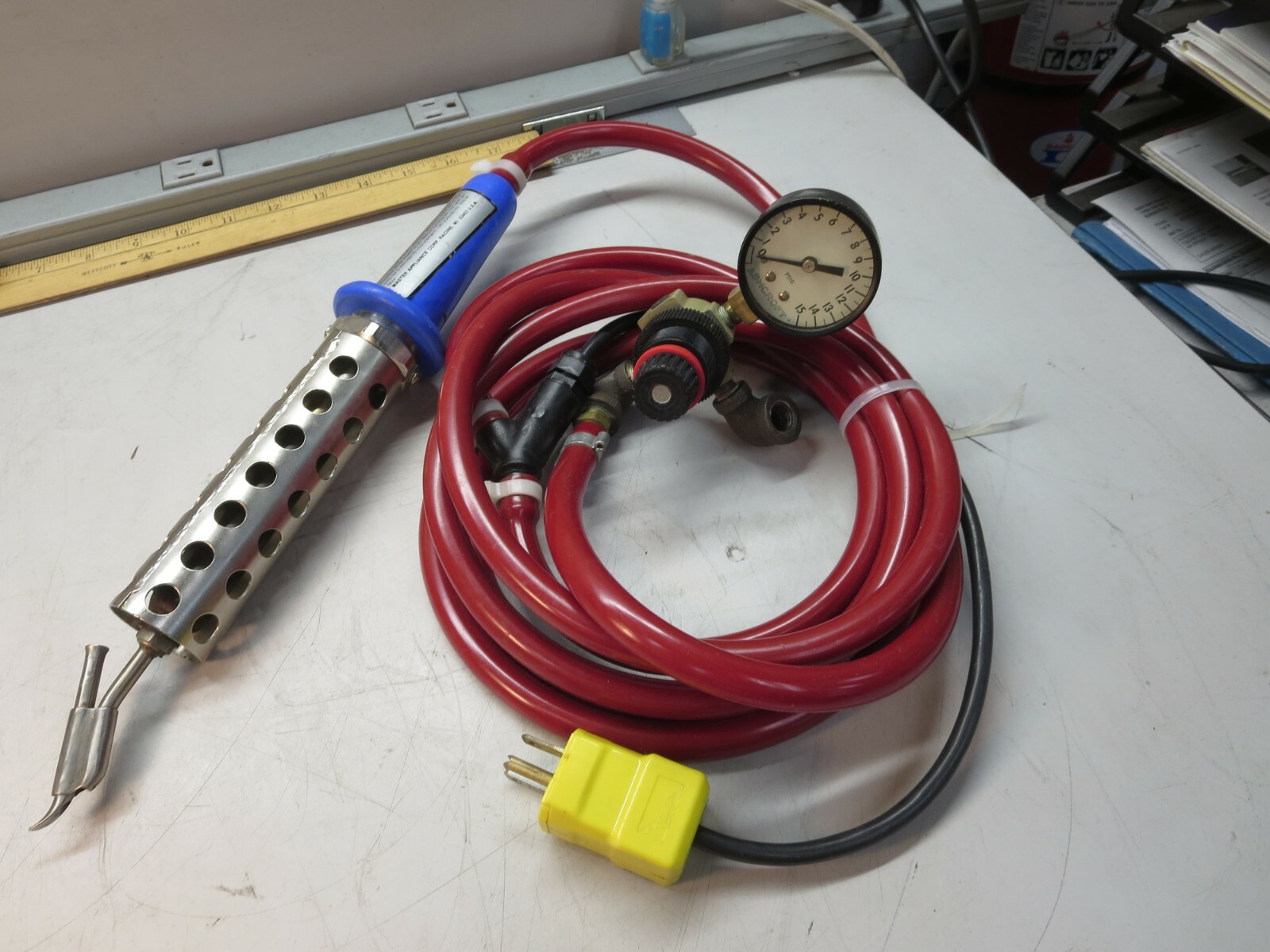 Master Appliance, FHT-791, UltraTorch, 120 V, 60 HZ, 550 W, W/Valve-Gauge Assy.