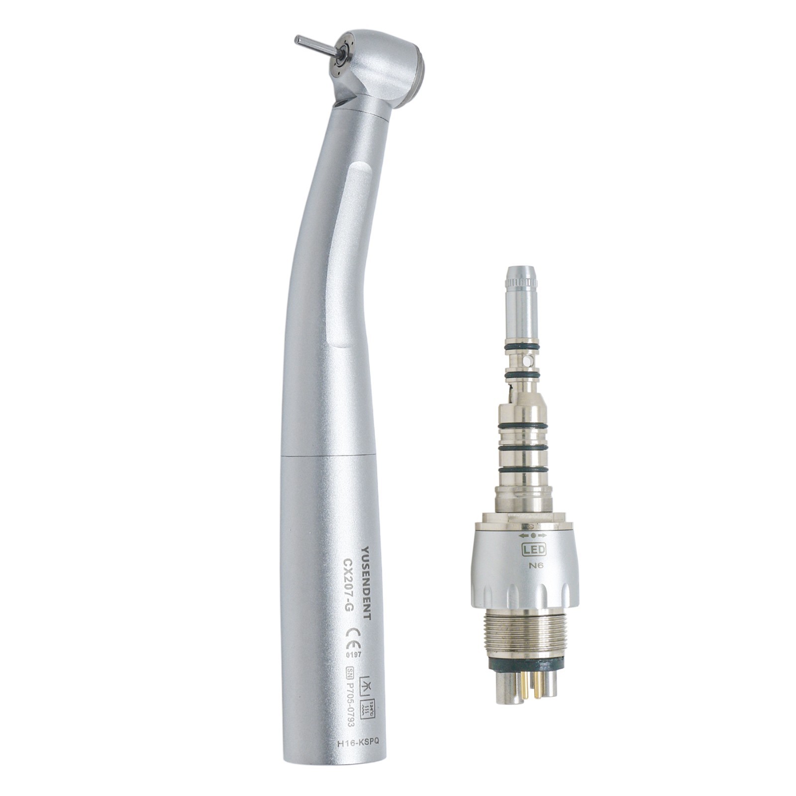 US COXO Dental LED Fiber Optic Handpiece fit Kavo Multiflex NSK Phatelus 6 Pin
