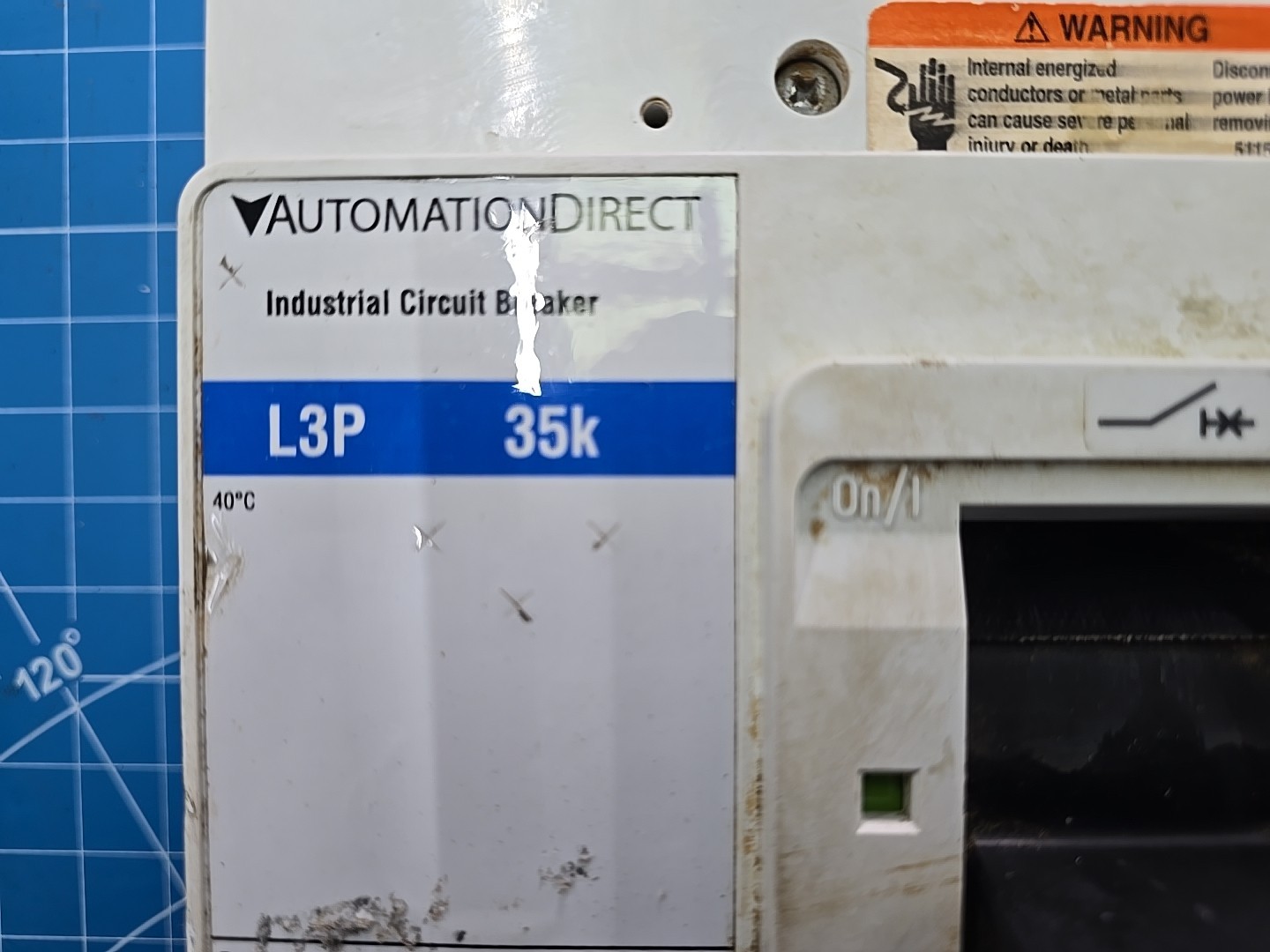 Automation Direct Industrial Circuit Breaker L3P 35k 400 Amp Cat LT3400T