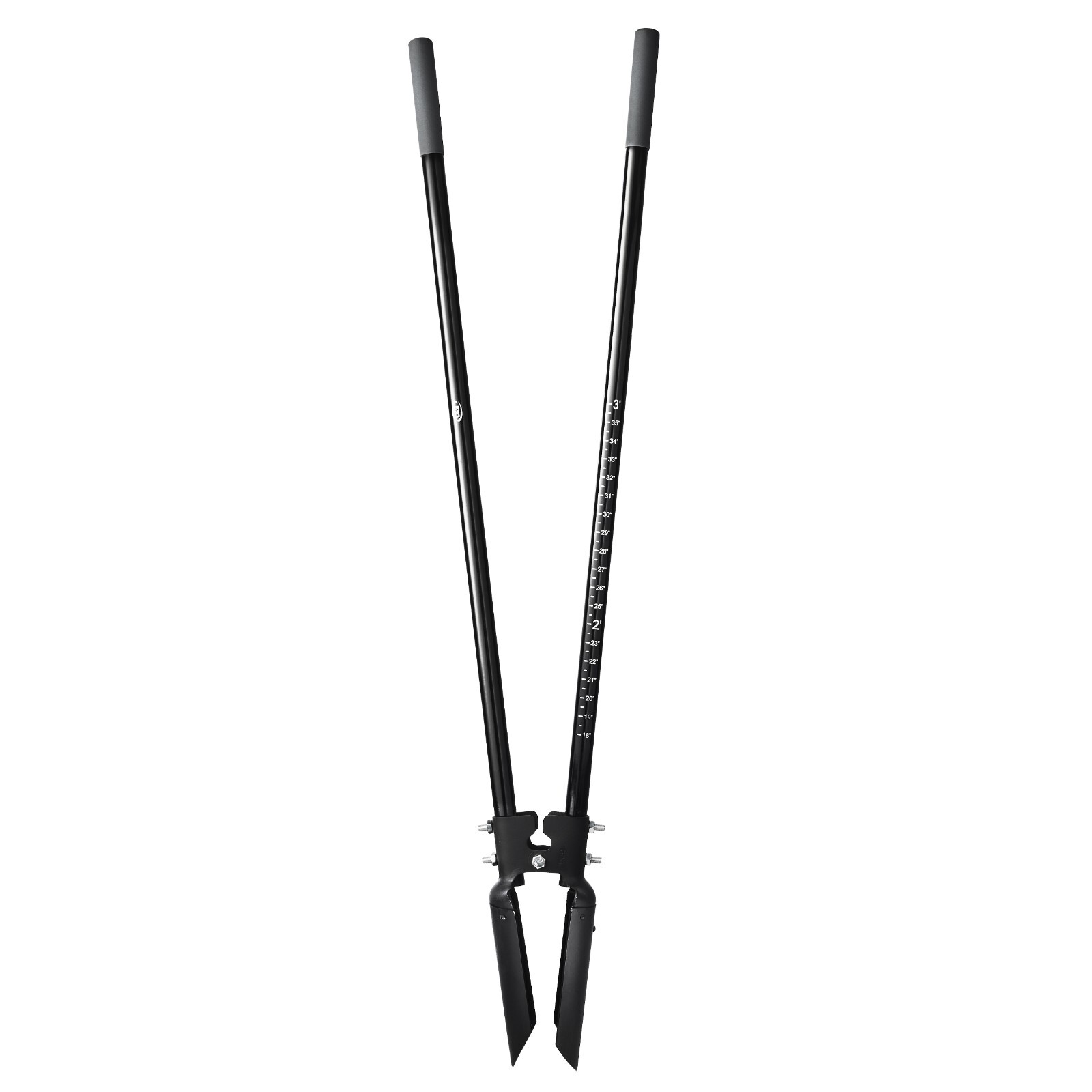 CKG Post Hole Digger Tool, Heavy Duty with Fiberglass Handle, 57 inches
