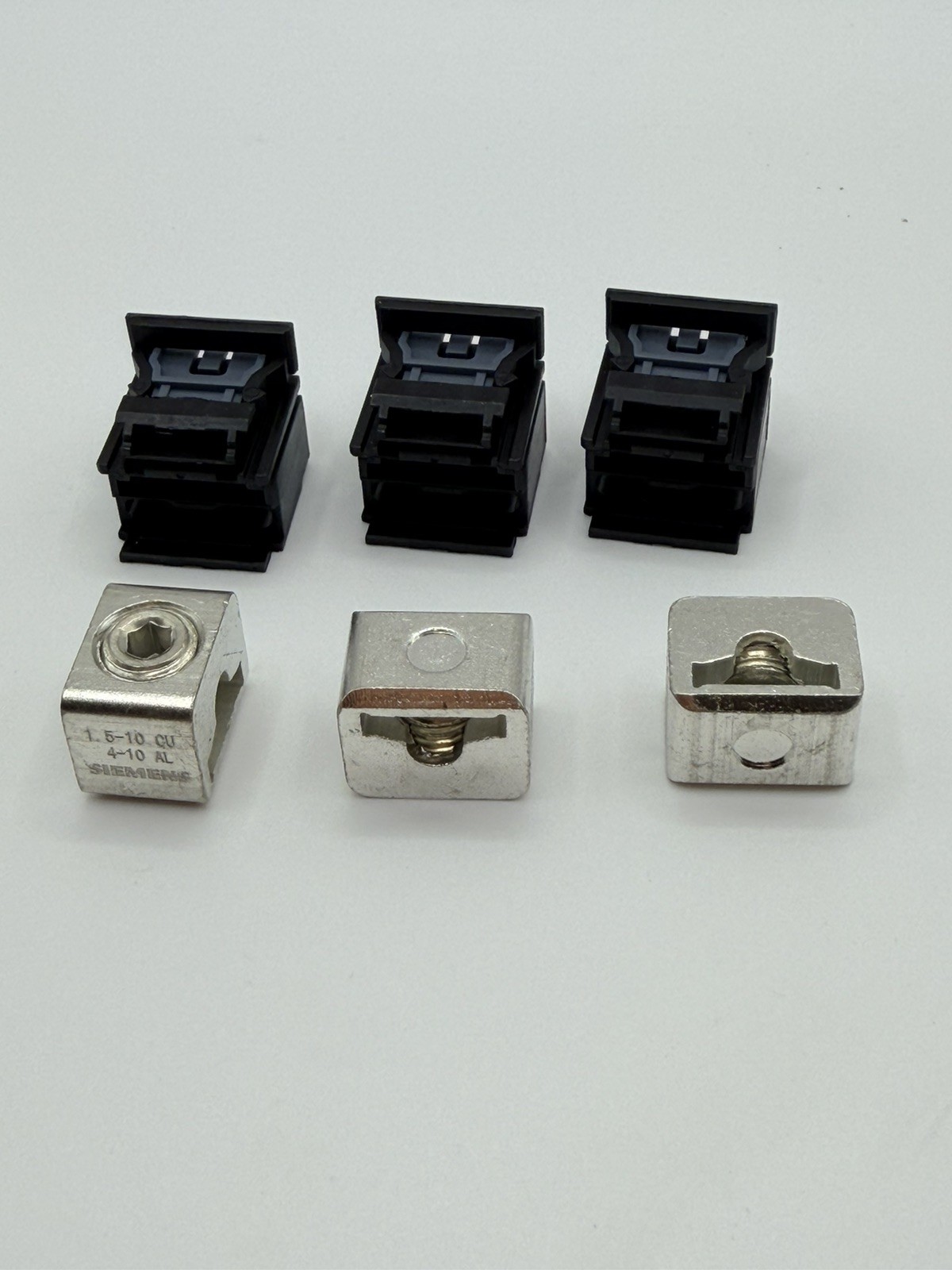 LOT OF 3 -Siemens 3VA9133-0JB10 Sentron Lug Terminal Kit 3-Piece 125A 14-8 AWG