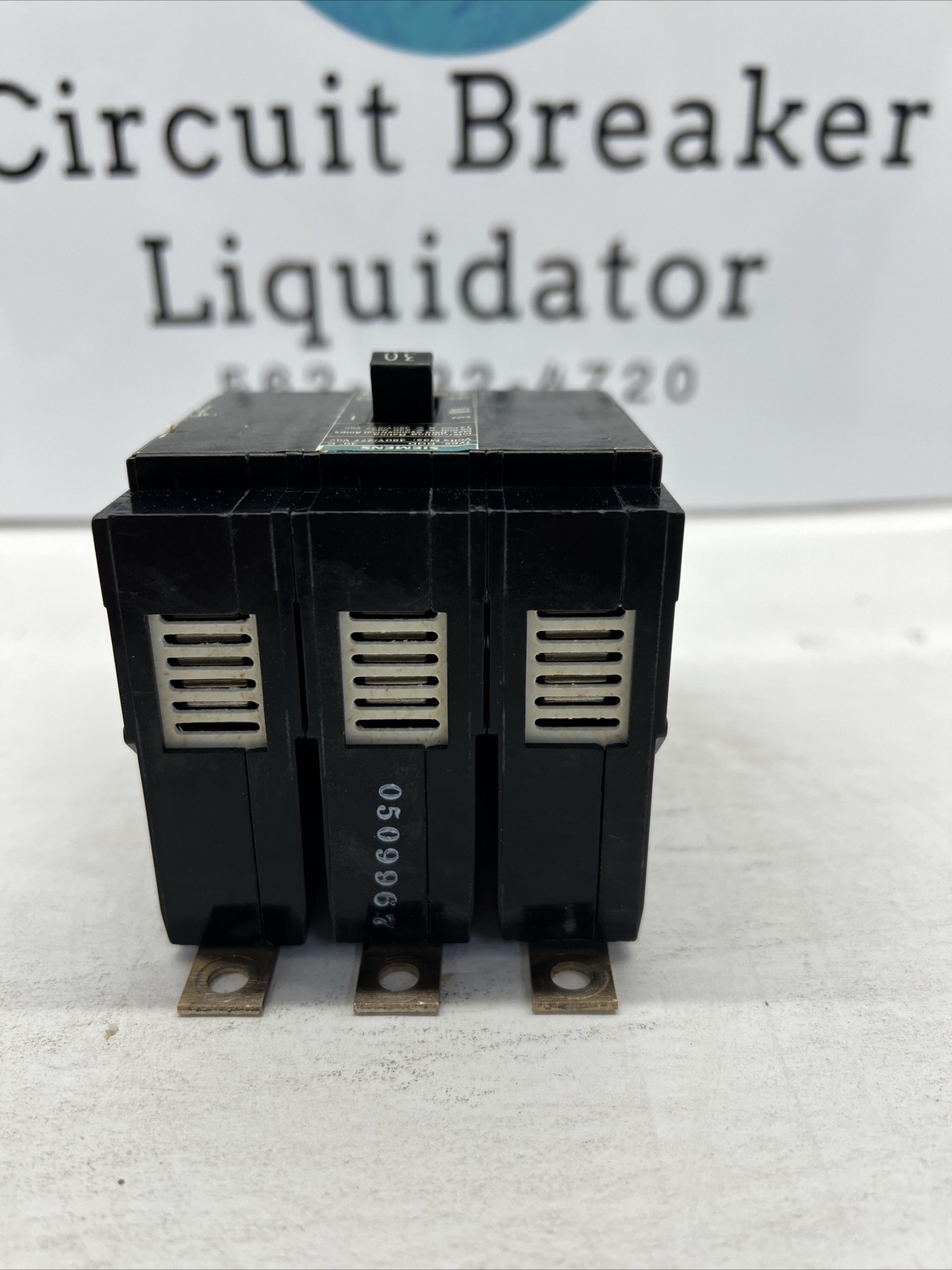 Siemens BQD330 3 Pole 30 Amp 480 Volt Circuit Breaker Refurbished