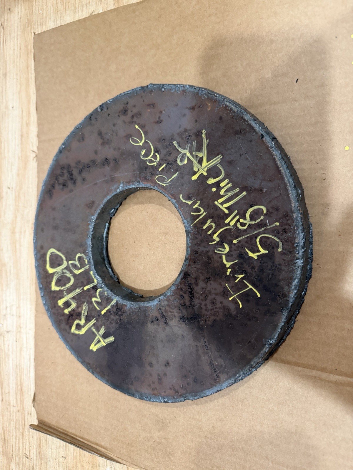 Irregular Piece of Abrasive Resistant Steel Plate – AR400 – 5/8” Thickness