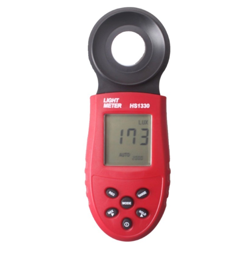 HS1330 Digital Light Luxmeter 1-200,000Lux Luminometer 1Lux 0.1Lux 0.01Lux